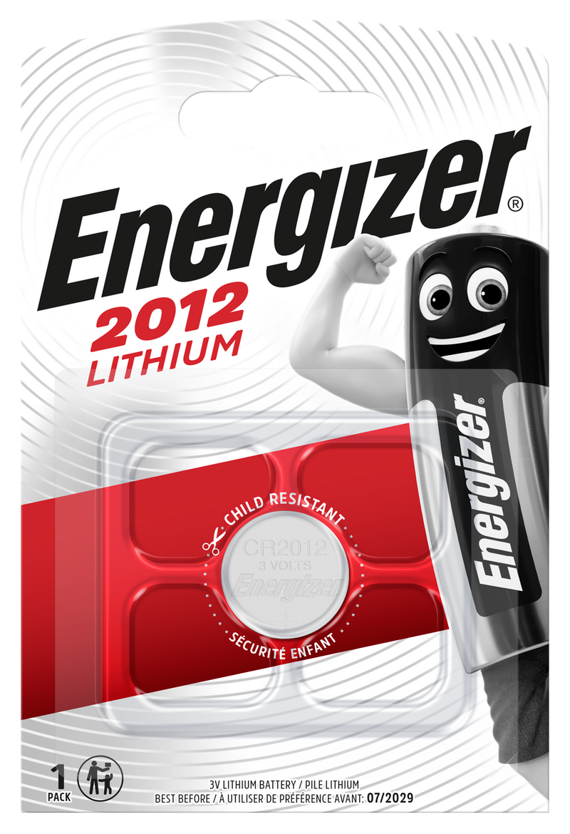 Energizer CR 2012 Lithium 3.0V FSB-1 CR 2012 Lithium 3.0V FSB-1