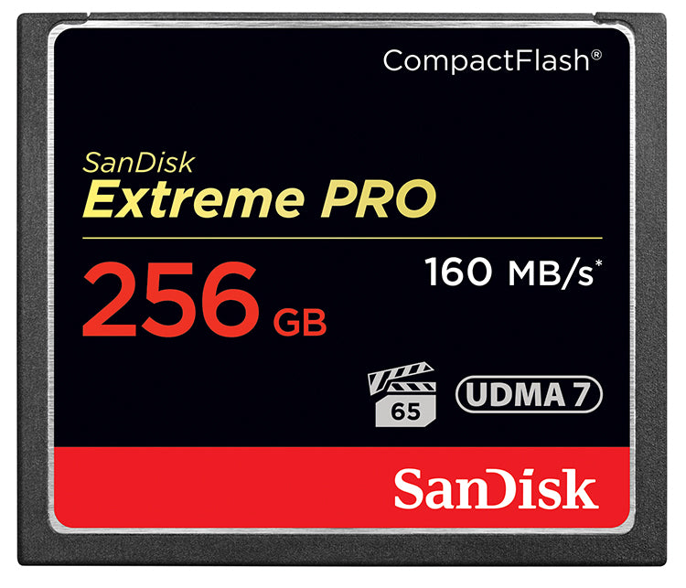 Sandisk ExtremePro 160MB/s CF 256GB ExtremePro 160MB/s CF 256GB
