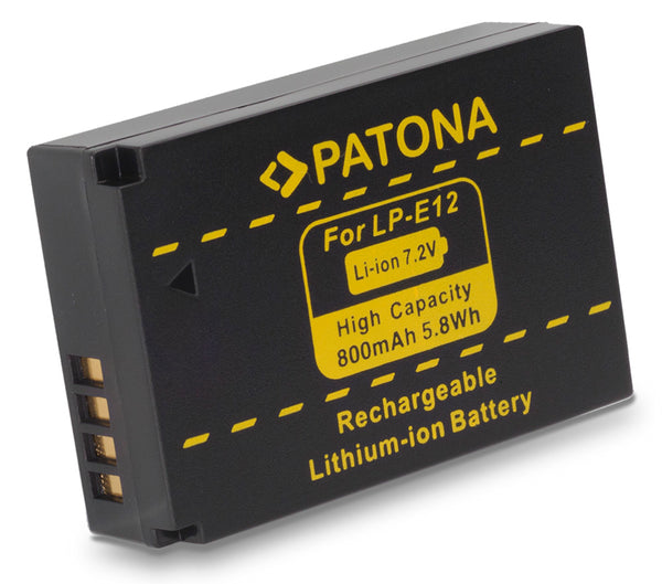 Patona Canon LP-E12 Batterie Canon LP-E12