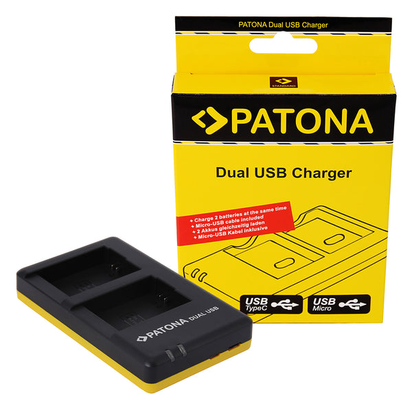 Patona charger Dual USB Sony NP-FW50 charger Dual USB Sony NP-FW50