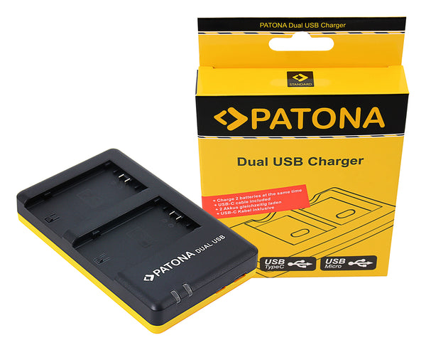 Patona charger Dual USB Sony NP-FZ100 charger Dual USB Sony NP-FZ100