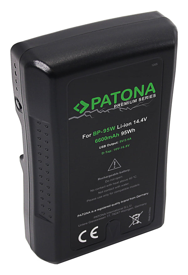 Patona Premium Sony BP-95W Batterie Premium Sony BP-95W