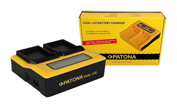 Patona Dual LCD Charger Nikon EN-EL15 Dual LCD Charger Nikon EN-EL15