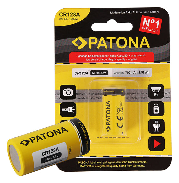 Patona CR123A Batterie CR123A