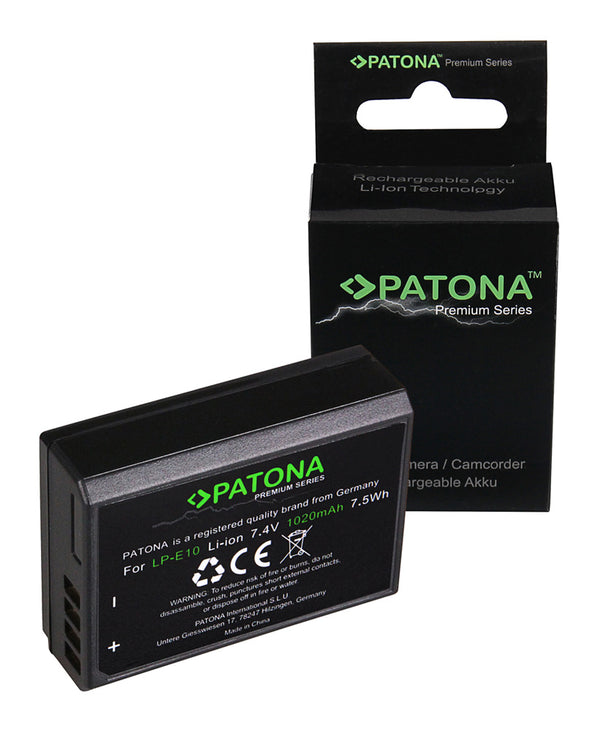 Patona Premium Canon LP-E10 Batteria premium Canon LP-E10