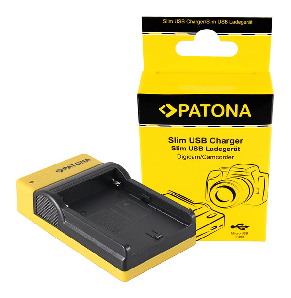 Patona Slim Micro-USB Charger NP-F960 Slim Micro-USB Charger NP-F960