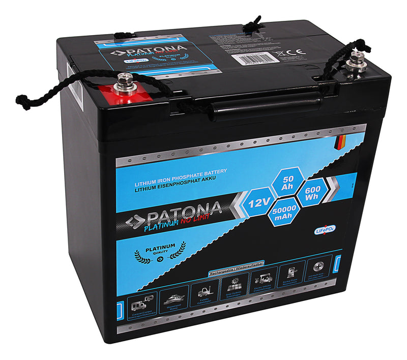 Patona Platinum Battery Lifepo4 12V 50Ah Platinum Battery Lifepo4 12V 50AH