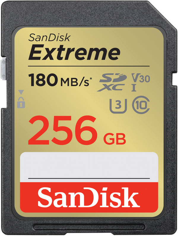 SANDISK Extreme 180 Mo / S SDXC 256 Go Extreme 180 Mo / s SDXC 256 Go