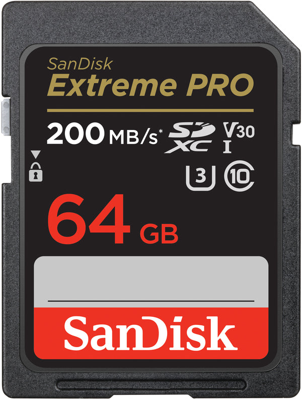 SANDISK EXTREME PRO 200MB / S SDXC 64 Go Extreme Pro 200 Mo / s SDXC 64 Go