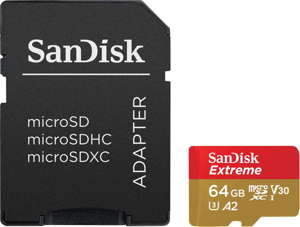 SANDISK Extreme 170 Mo / s microsdxc 64 Go Extreme 170 Mo / s microsdxc 64 Go
