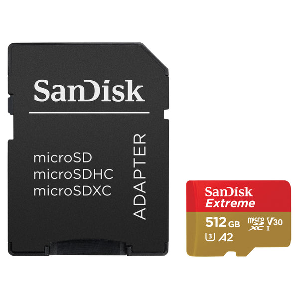 Sandisk Extreme 190MB/s microSDXC 512GB Extreme 190MB/s microSDXC 512GB