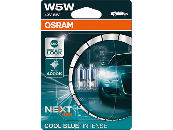 Lampade di sostituzione di Osram Cool Blue Intense NextGen. Blister 12V