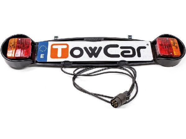 TOWCAR cargo carrier & accessories number holder with lighting