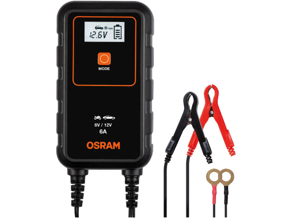 OSRAM Fahrzeugbatterie Ladegeräte Batterieladegerät 6A/6-12V