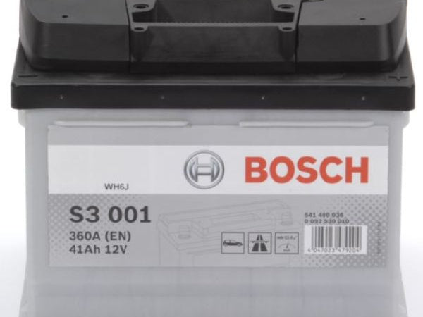 BOSCH Fahrzeugbatterie Starterbatterie Bosch 12V/41Ah/360A