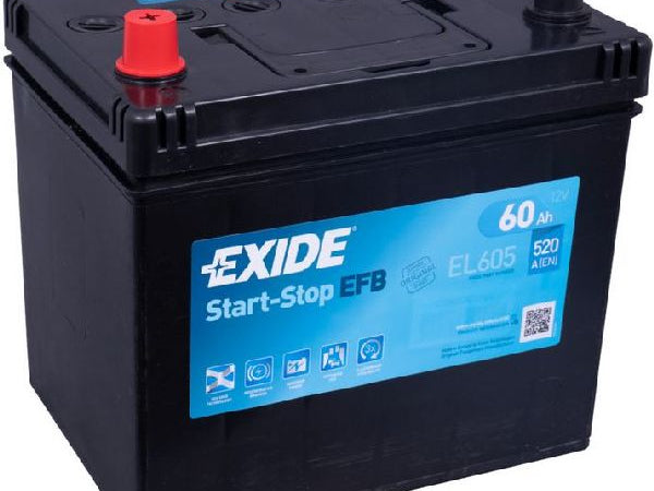 Exide Fahrzeugbatterie Start-Stop EFB 12V/60Ah/520A