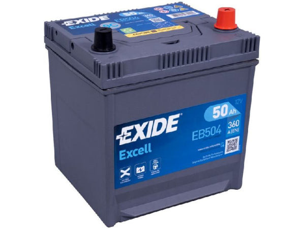 Exide vehicle battery Excell 12V/50AH/360A