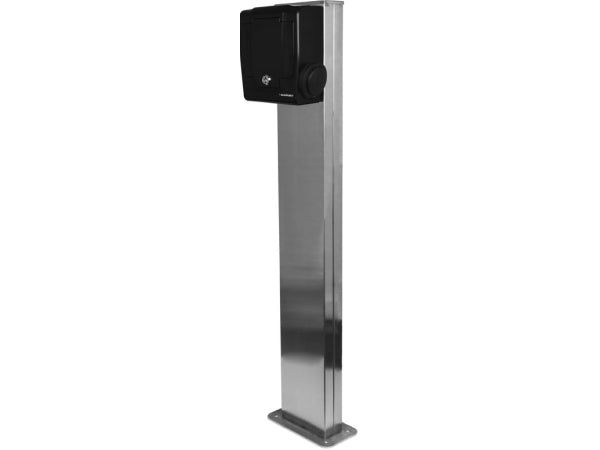 Blaupunkt electric car accessories stand for charging stations stainless steel