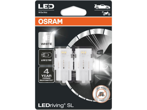 OSRAM Ersatzlampe 12V W21W Doppelblister