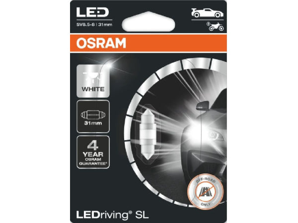 OSRAM replacement lamps 6000K blister 12V 1.4W/31mm