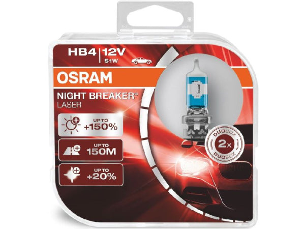 Osram replacement luminaries Night Breaker Unlimited HB4 12V 51W P22D