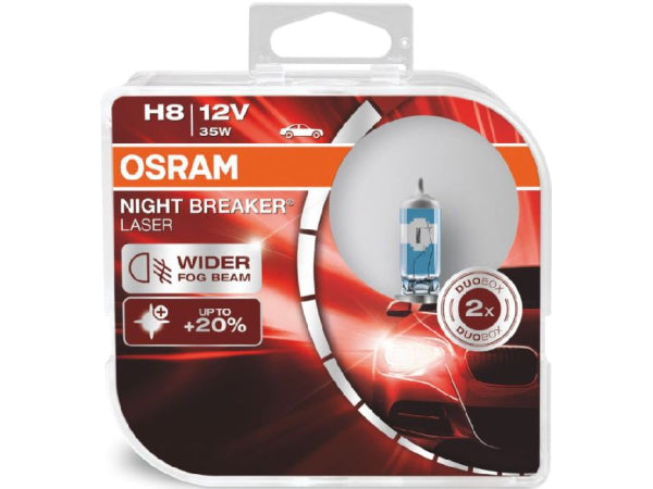 OSRAM Ersatzlampe Laser Duobox H8 12V 35W PGJ19-1