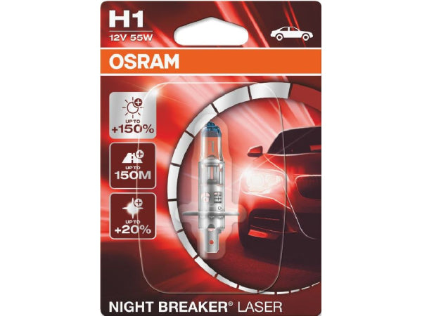 OSRAM replacement luminoid Night breaker laser H1/12V/55W/P14.5S
