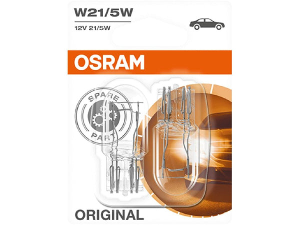 Bulbe de lampe de remplacement OSRAM 12V 21 / 5W W3X16Q Double blister