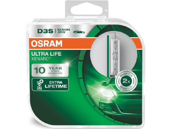 OSRAM Ersatzlampe Xenarc Ultra Life D3S Duobox 35W PK32d-5