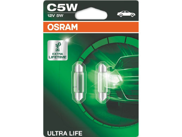 Osram replacement lamp light lamp Ultra Life C5W 12V 5W SV8.5-8