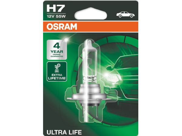 OSRAM Ersatzlampe ULTRA LIFE H7 12V 55W PX26d