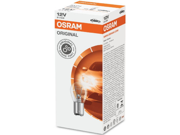 OSRAM Ersatzleuchtmittel Glühlampe 12V 21/5W BA15d