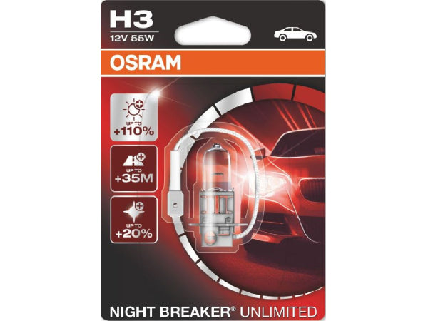 OSRAM Ersatzleuchtmittel Night Breaker Unlimited Auslaufartikel