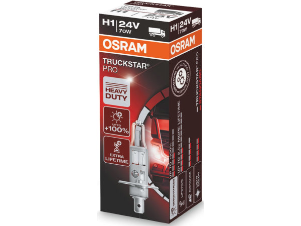 Lampada di sostituzione Osram Truckstar per H1 24V 70W P 14,5S