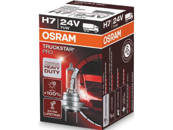 Lampada di sostituzione Osram Truckstar per H7 24V 70W PX26D