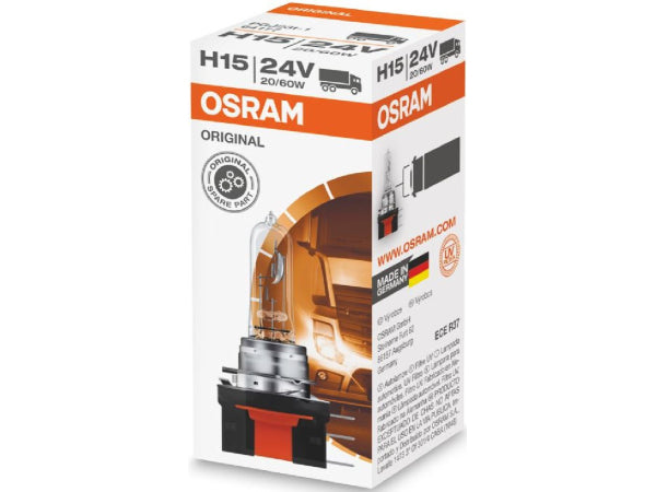 OSRAM Ersatzlampe H15 24V 20/60W PGJ23T-1