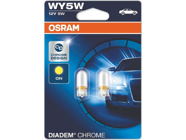 Osram replacement luminaries Diadem Chrome WY5W Twinblister Blister VPE 2