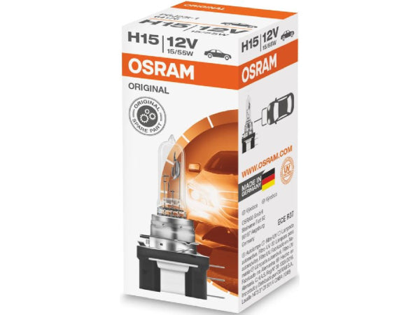 OSRAM Ersatzleuchtmittel Glühlampe H15 12V 55/15W PGJ23T-1