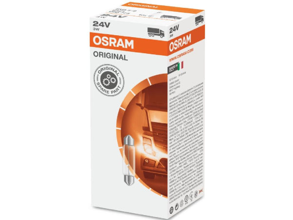 OSRAM substitute light lamp standard line 24V 3W SV8.5-8 / 41 x 11 mm