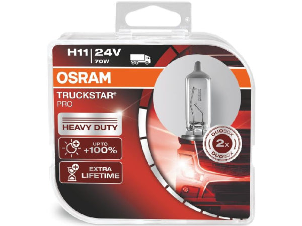 Lampe de remplacement de la lampe de remplacement OSRAM Per H11 24V 70W PGJ19-2 / Duo Box