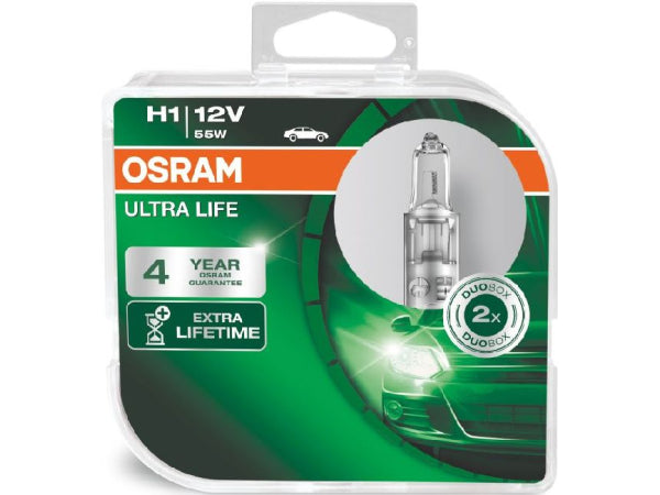 OSRAM Remplacement lampe de lampe H1 Ultra Life 12V 55W P14.5S
