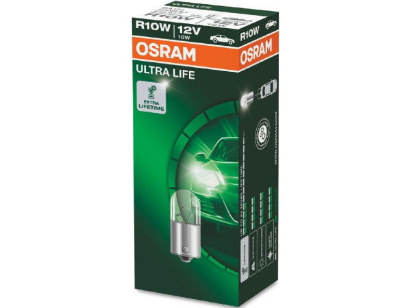 Osram replacement lamp light lamp ultra life 12V 10W BA15S