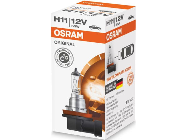OSRAM Ersatzleuchtmittel Glühlampe H11 12V 55W PGJ19-2