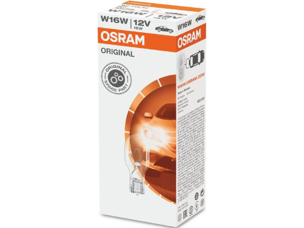 Ampoule de lampe de remplacement OSRAM 12V 16W ​​W2.1x9.5d