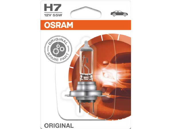 Lampadina lampada di ricambio Osram H7 12V 55W PX26D / BLISTER VPE 1
