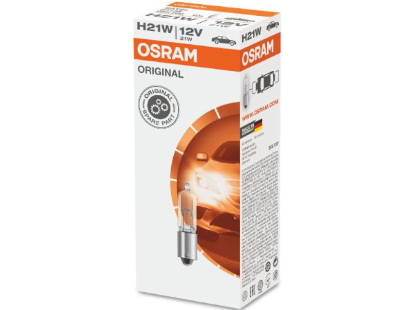 OSRAM replacement lamp light bulb 12V 21W Bay9s
