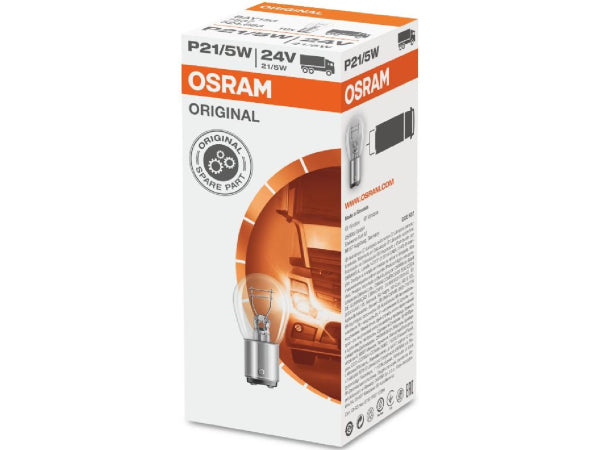 Ampoule de lampe de remplacement OSRAM 24V 21 / 5W Bay15d