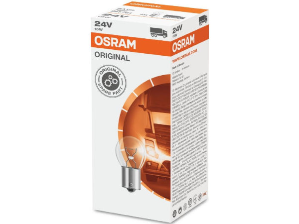 OSRAM Ersatzleuchtmittel Glühlampe 24V 15W BA15s