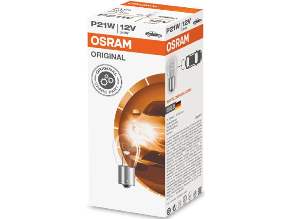 OSRAM replacement lamp light bulb 12V 21W BA15S