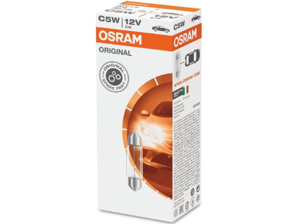 OSRAM Ersatzlampe Soffittenlampe 12V 5W SV 8,5-8 35x11mm